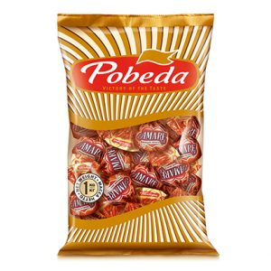 Конфеты шоколадные "Амаре" с начинкой со вкусом варёной сгущёнки и карамельной крошкой