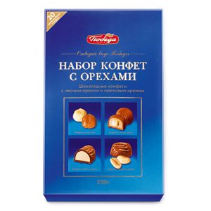 Конфеты шоколадные в коробках "Набор конфет"