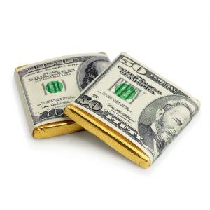 Мини-шоколад темный “Доллары”