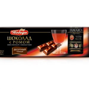 Шоколад десертный с ромом
