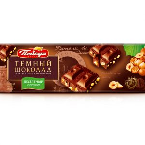 Шоколад десертный с орехом