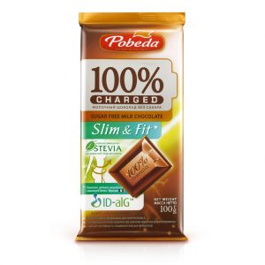 Шоколад молочный без сахара “Чаржед” “Слим энд фит”