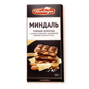 карамельной крошкой и морской солью