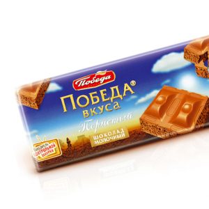 Шоколад пористый молочный