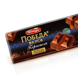 Шоколад пористый горький