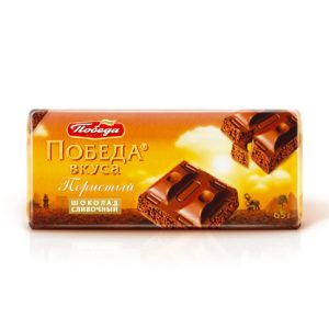 Шоколад пористый сливочный