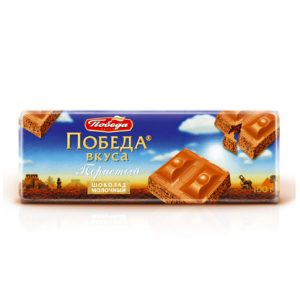 Шоколад пористый молочный