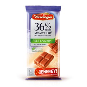 Шоколад молочный без сахара
