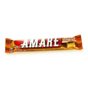 Конфета вафельная "Амаре" с начинкой со вкусом варёной сгущёнки  в молочном шоколаде