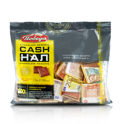 Мини-шоколад ассорти "cash нал"