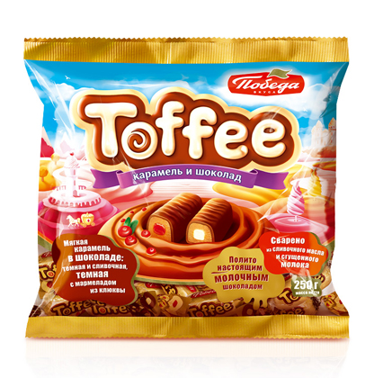 Мягкая карамель "Toffee" в шоколаде