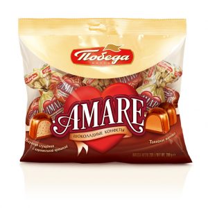 Конфеты “два вида шоколадных конфет с начинкой “Aмаре”