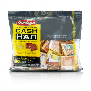 Мини-шоколад ассорти “cash нал”
